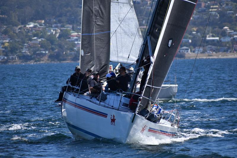 Intrigue will be a top contender in the Tasmanian Yachting Championship photo copyright Jane Austin taken at Bellerive Yacht Club and featuring the ORC class