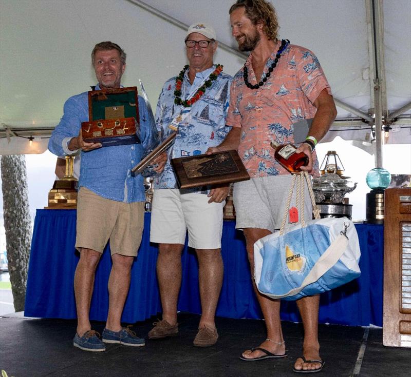 Rahan, winner of Suntex Division 7 and the Jobson Leukemia doublehanded trophy - Transpac 2025 photo copyright Sharon Green/Ultimate Sailing taken at Transpacific Yacht Club and featuring the ORC class
