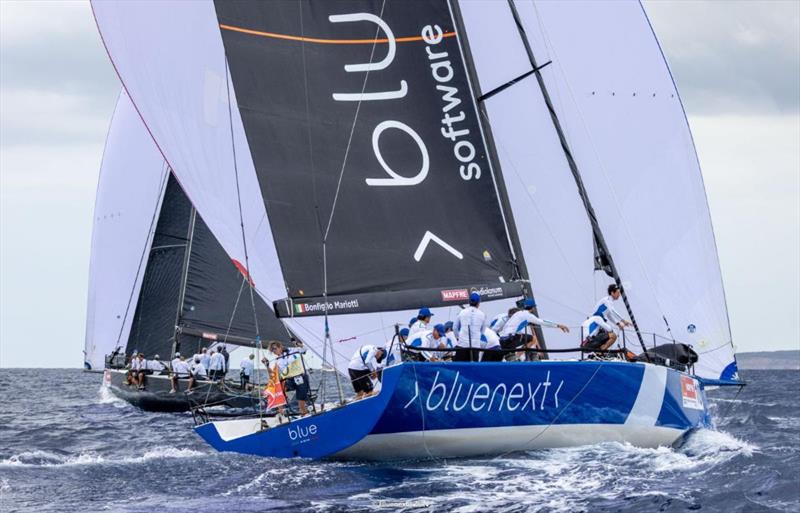 BLUE, the TP52 owned by Bonfiglio Mariotti and skippered by Fabrizio Boromei - ORC European Championship 2025 at Copa del Rey MAPFRE - Day 1 photo copyright Zerogradinord taken at Real Club Náutico de Palma and featuring the ORC class