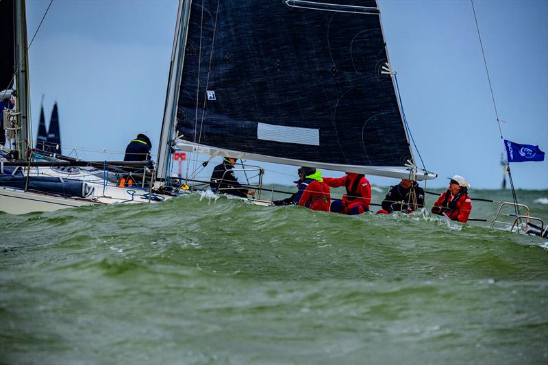Choppy conditions made sailing hard going in the 2025 Cock of the Bay Yacht Race - photo © Michael Currie