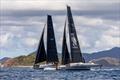Sophia with the Gunboat 68 Little Wing which finished runner-up in the IMA's Caribbean Maxi Multihull Challenge &copy; Tidal Pulse / Andrea Azzopardi
