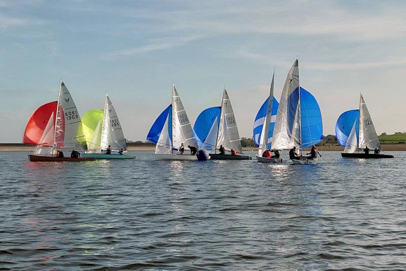 Mark rounding - Osprey Inland Championship at Blithfield photo copyright Jo Lord taken at Blithfield Sailing Club and featuring the Osprey class