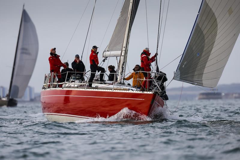 Oyster 48 Scarlet Oyster - 2025 RORC Cowes Offshore Racing Series - photo © Paul Wyeth / RORC