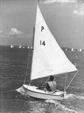 Jim Mackay competing in the P class in which he represented Auckland in the Tanner Cup © Mackay Family archives