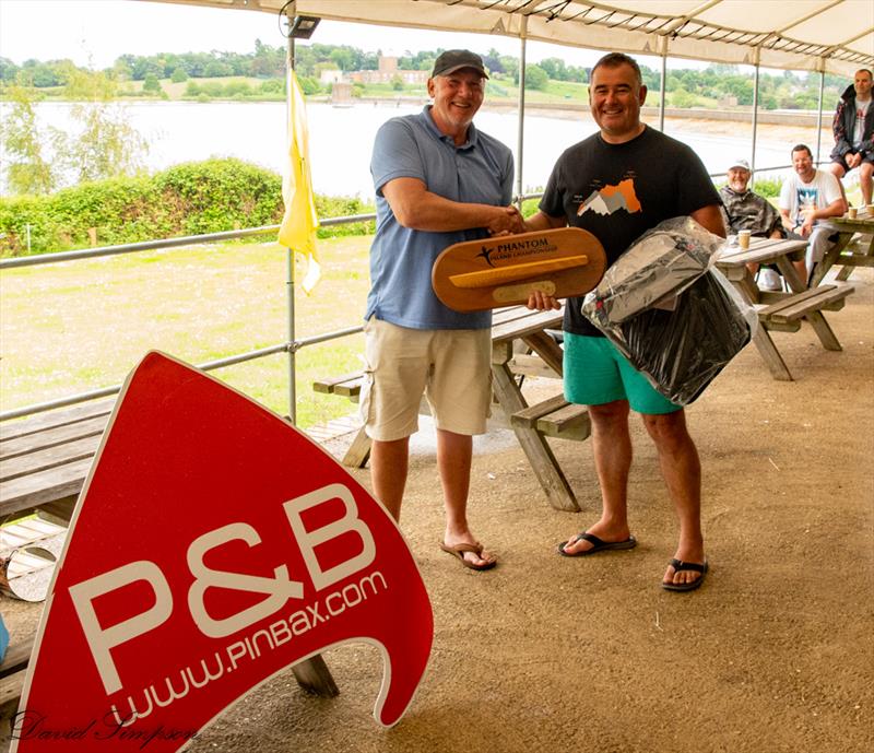 Simon Hawkes wins the P&B Phantom Inlands at Northampton photo copyright Ben Hawkes taken at Northampton Sailing Club and featuring the Phantom class