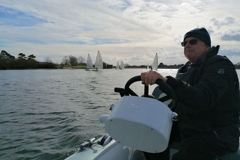 Matt House leads Phantom training at Ardleigh photo copyright Chris Roberts taken at Ardleigh Sailing Club and featuring the Phantom class