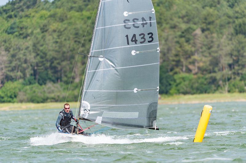 Warren Martin shortly after an altercation with a Laser - Phantom Eastern Series and Smugglers Trophy at Royal Harwich YC photo copyright Pavel Kricka taken at Royal Harwich Yacht Club and featuring the Phantom class