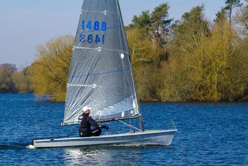 Andy Pyatt in the Phantom Eastern Series at Ardleigh photo copyright Bob Stannard taken at Ardleigh Sailing Club and featuring the Phantom class