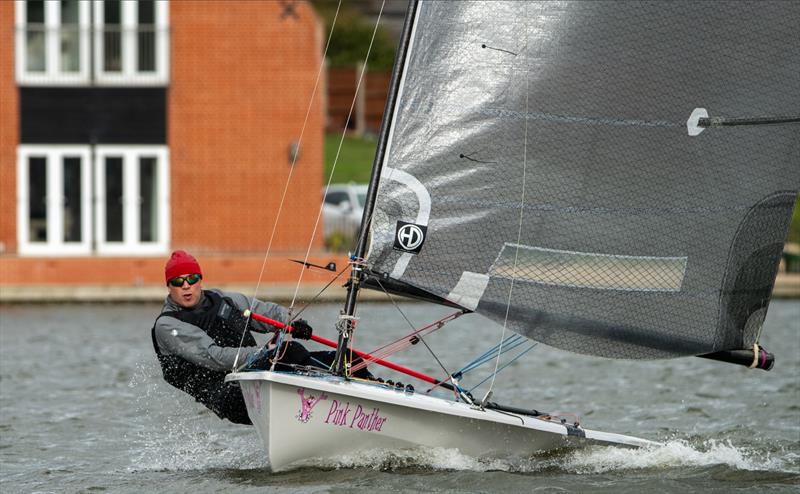 Warren Martin during the Phantom Eastern Series Finale at Waveney & Oulton Broad photo copyright Bob Girling taken at Waveney & Oulton Broad Yacht Club and featuring the Phantom class