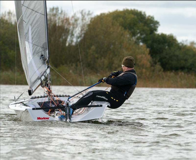Richard Nurse during the Phantom Eastern Series Finale at Waveney & Oulton Broad photo copyright Bob Girling taken at Waveney & Oulton Broad Yacht Club and featuring the Phantom class