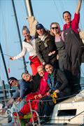 Allegiant Crew on deck after Finish - 2025 Annapolis to Newport Race © Annapolis to Newport Race
