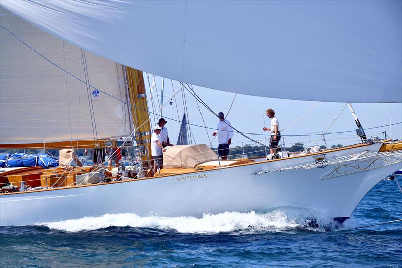 Racecourse action at the start of the 2019 Bayview Mackinac Race photo copyright Images courtesy of Martin Chumiecki/Element Photography taken at  and featuring the PHRF class