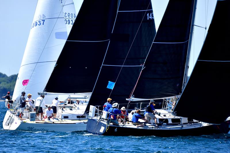 Racecourse action at the start of the 2019 Bayview Mackinac Race photo copyright Images courtesy of Martin Chumiecki/Element Photography taken at  and featuring the PHRF class