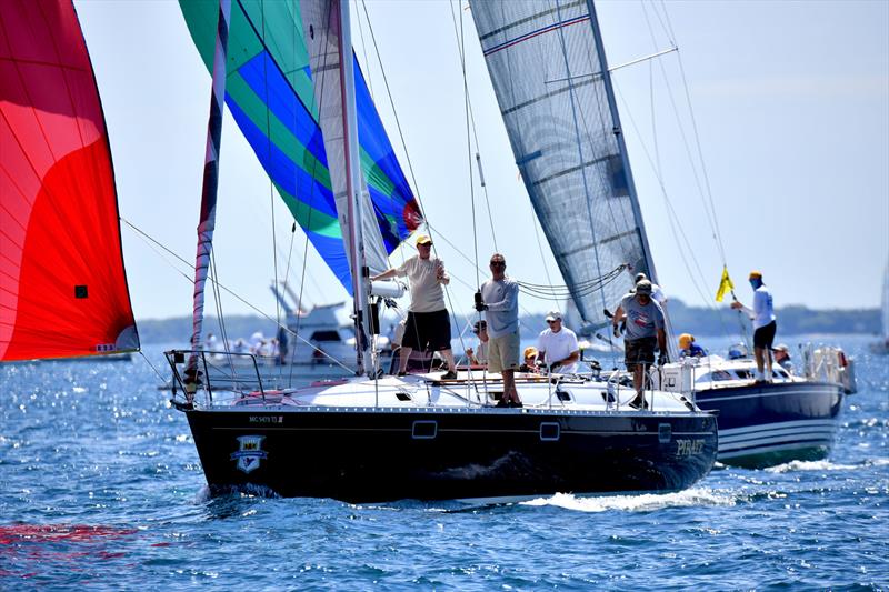 Racecourse action at the start of the 2019 Bayview Mackinac Race - photo © Images courtesy of Martin Chumiecki/Element Photography