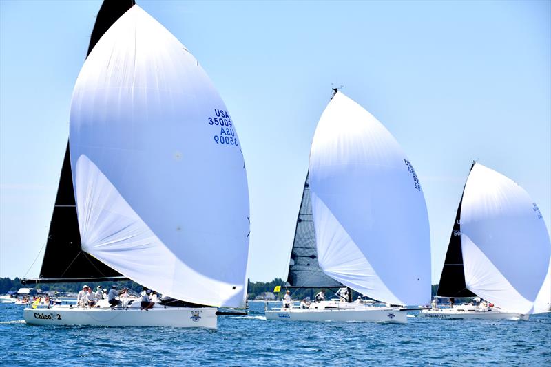 Racecourse action at the start of the 2019 Bayview Mackinac Race photo copyright Images courtesy of Martin Chumiecki/Element Photography taken at  and featuring the PHRF class