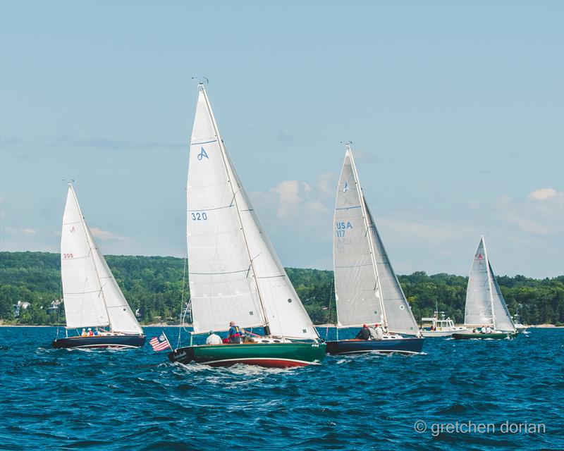 Racecourse action at the Annual Ugotta Regatta and One Design Series photo copyright Gretchen Dorian www.gretchendorian.com taken at Little Traverse Yacht Club and featuring the PHRF class