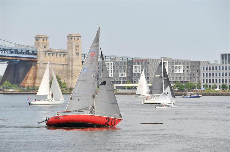 Racing in The Philadelphia Cup photo copyright Richard Leung taken at Liberty Sailing Club and featuring the PHRF class