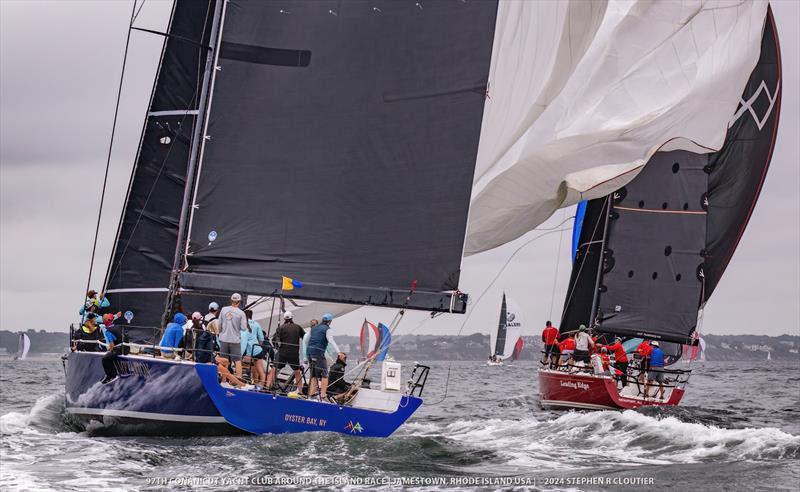 Family on Scout - 2024 97th Around the Island Race photo copyright Stephen R Cloutier taken at Conanicut Yacht Club and featuring the PHRF class