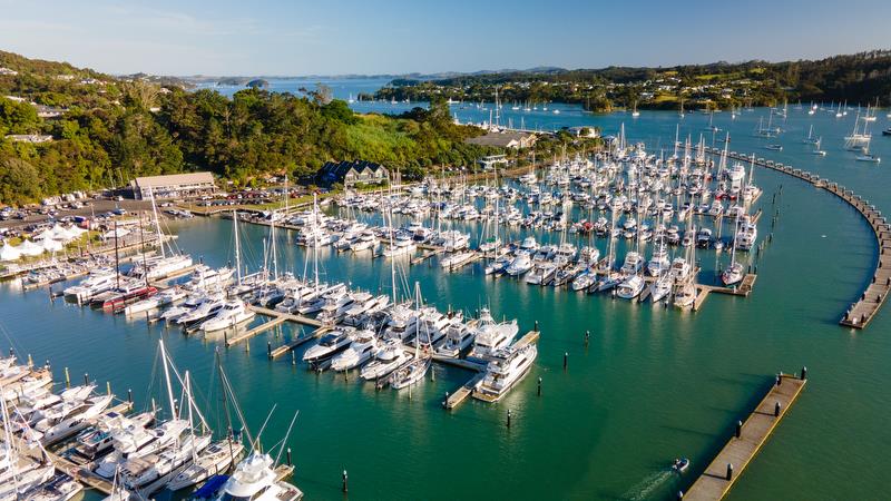 Opua marina - Bay of Islands Sailing Week - Bay of Islands, Northland NZ - January 2023 photo copyright Jacob Fewtrell Media taken at Bay of Islands Yacht Club and featuring the PHRF class