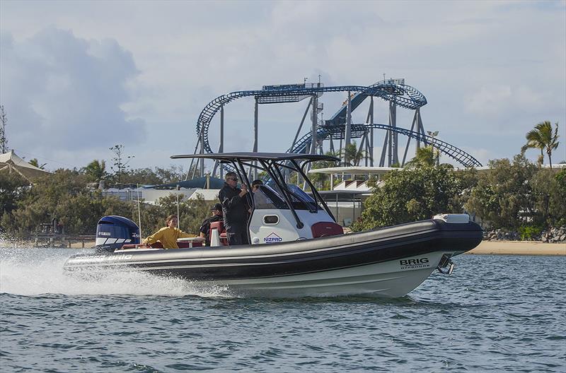 Brig 8m Eagle powered by Nizpro Marine 450s - your very own 50-knot, waterborne theme park. Enjoy the ride! photo copyright John Curnow taken at  and featuring the Power boat class