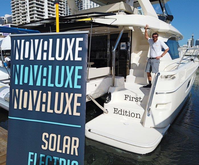 Nova Luxe Yachts at Miami Yacht Show - photo © Marc Hawxhurst