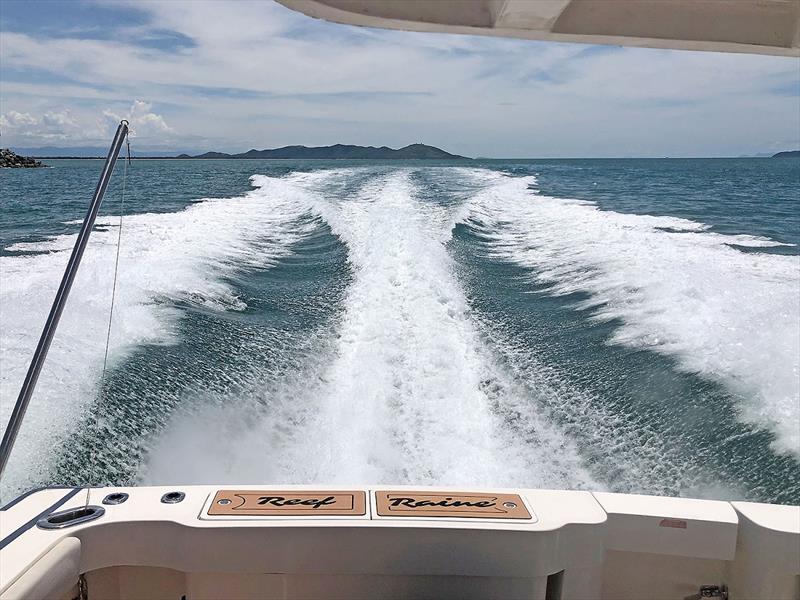 Top speed of 32 knots and virtually smoke free running the Luhrs 37 enthusiastically responds to any call to put 'the sticks to the Laminex.' - photo © Power Equipment