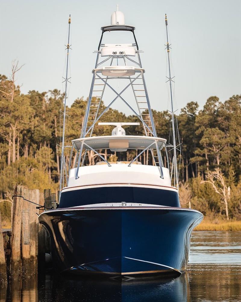 84-foot open bridge convertible “Reel Development” photo copyright Jarrett Bay Boatworks taken at  and featuring the Power boat class