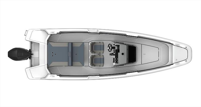 Axopar 22 multistorage layout photo copyright Eyachts taken at  and featuring the Power boat class