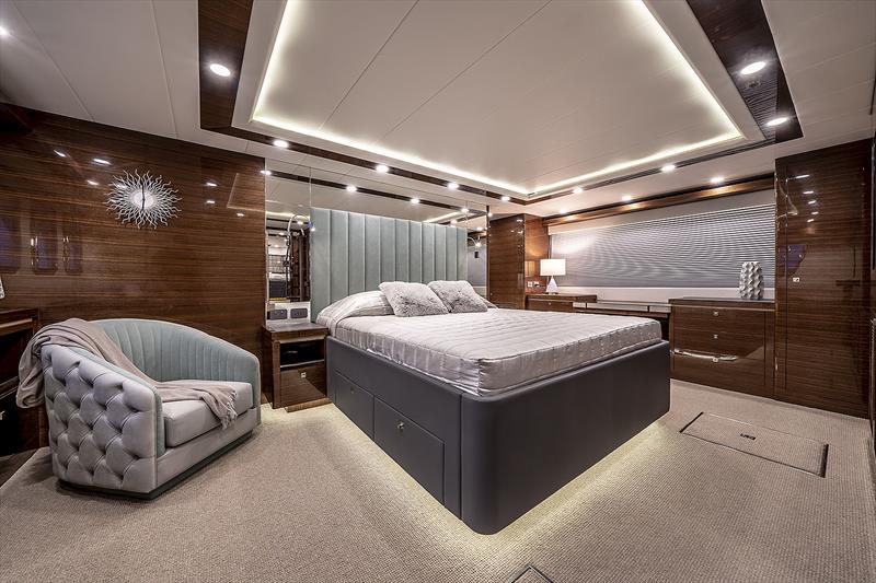 The Master Stateroom is quintessentially and totally in line with her name, Panache. - photo © Whitehaven