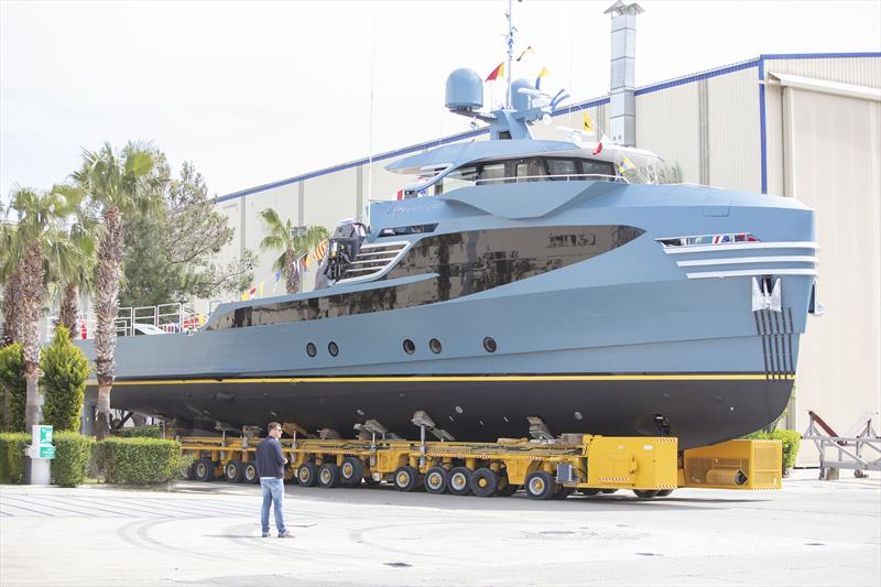 36m support ship PHI Phantom photo copyright Alia Yachts taken at  and featuring the Power boat class