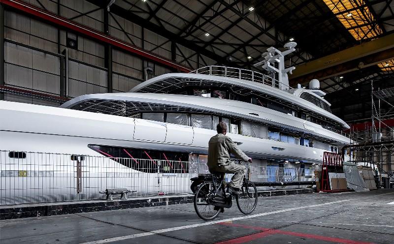 Amels 78-metre Full Custom Afloat - photo © Amels/Damen Yachting