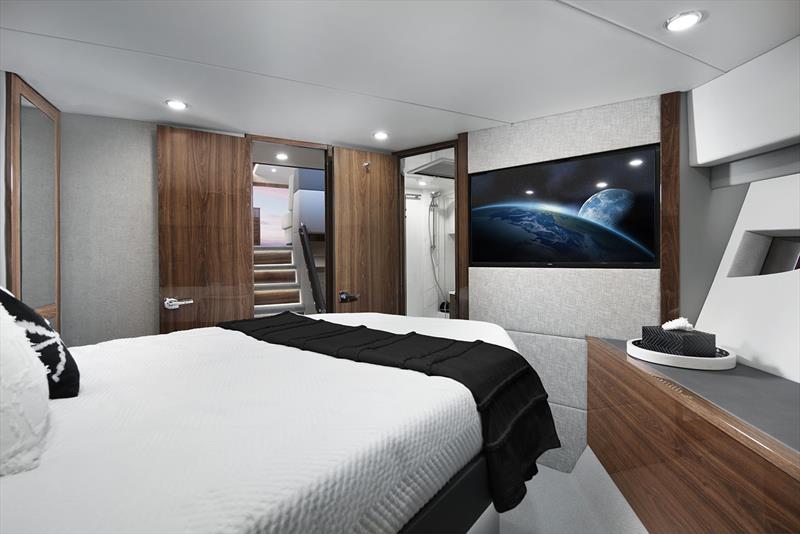 For'ard VIP Stateroom on board the new Maritimo S60 - photo © Maritimo