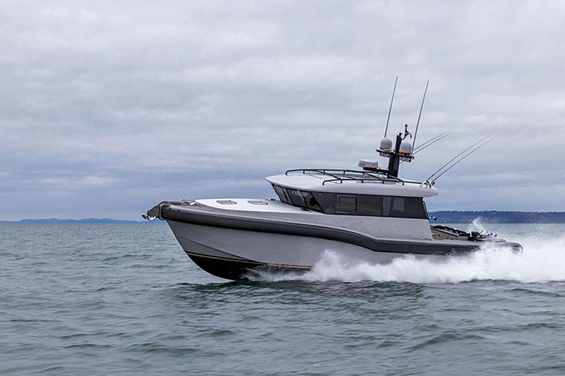 Underway with the Adventure 44. - photo © Tactical Custom Boats