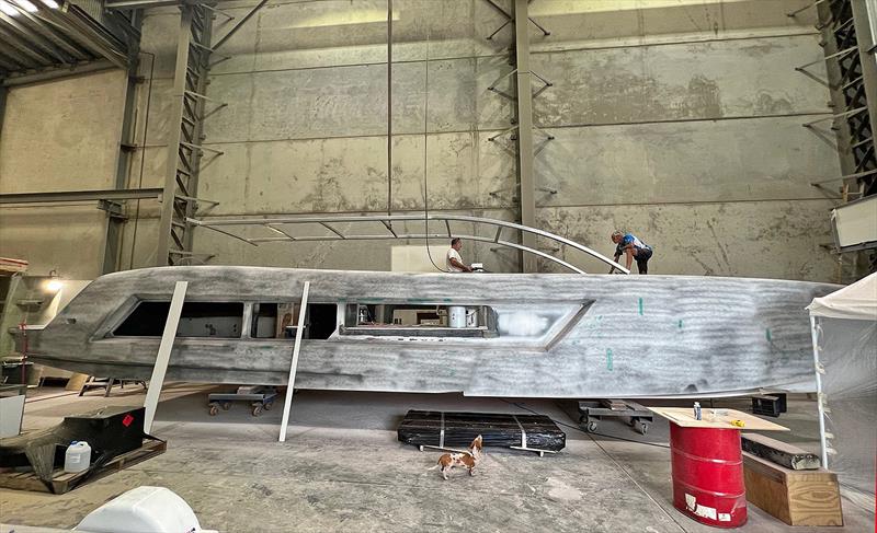 50' CC in build right now photo copyright Pacific Project Consultants taken at  and featuring the Power boat class