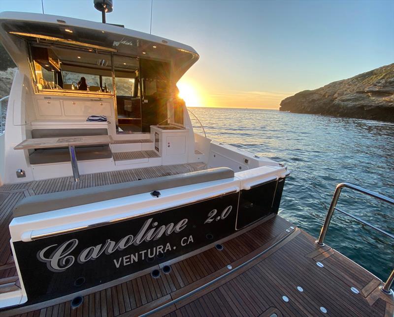 The Merker family's Riviera 525 SUV Caroline 2.0 has clocked up nearly 3,500 nautical miles and 400 engine hours. - photo © Riviera Australia