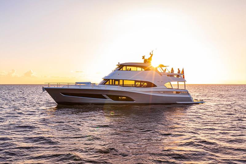 The majestic new flagship 78 Motor Yacht, a new class of yacht for Riviera.  - photo © Riviera Australia