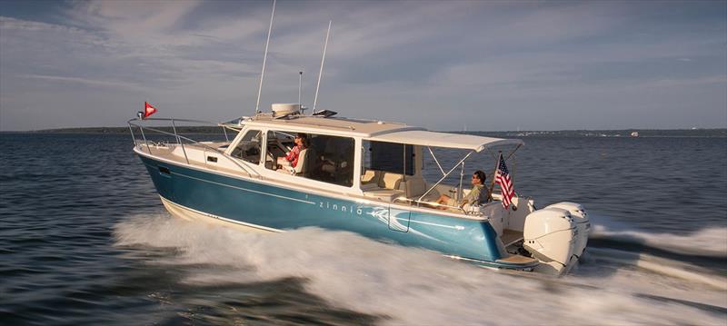 MJM 35 photo copyright MJM Yachts taken at  and featuring the Power boat class