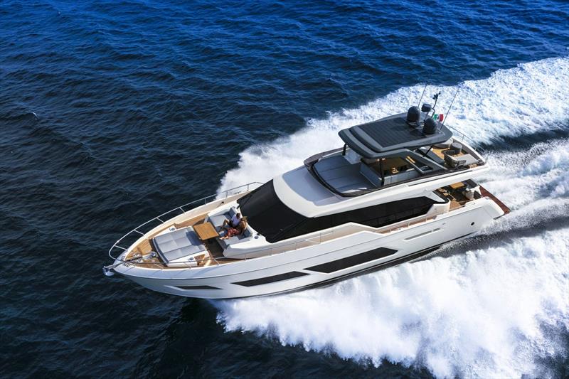 Ferretti Yachts 720 photo copyright Ferretti Group taken at  and featuring the Power boat class