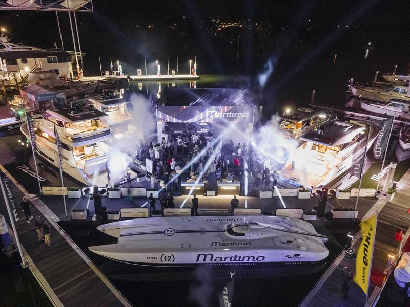 Show time for Maritimo - this one is Sanctuary Cove photo copyright Maritimo taken at  and featuring the Power boat class