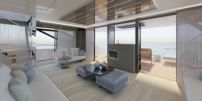 Prestige presents M8, the new M-Line flagship - photo © Prestige Yachts