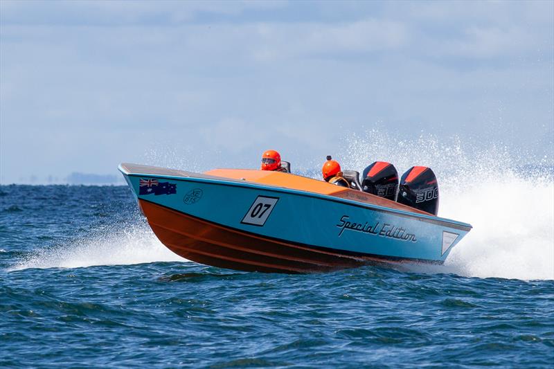 Special Edition – 600hp, a million Watt stereo, two seats, one bed, and all of it magnificent - 2023 Offshore Superboat Championship - photo © Australian Offshore Powerboat Club