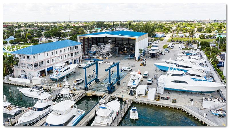 Viking Yacht Service Center photo copyright Viking Yachts taken at  and featuring the Power boat class
