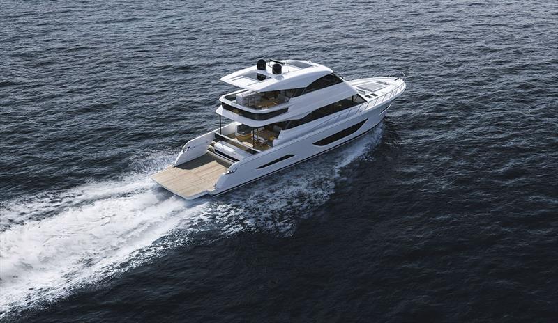 M75 Flybridge Motor Yacht  photo copyright Maritimo taken at  and featuring the Power boat class
