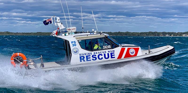 Port Stephens 30 photo copyright Marine Rescue NSW taken at  and featuring the Power boat class