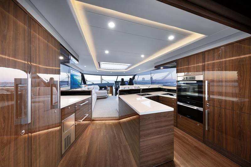 Galley for a feast - Maritimo S75 - photo © Maritimo