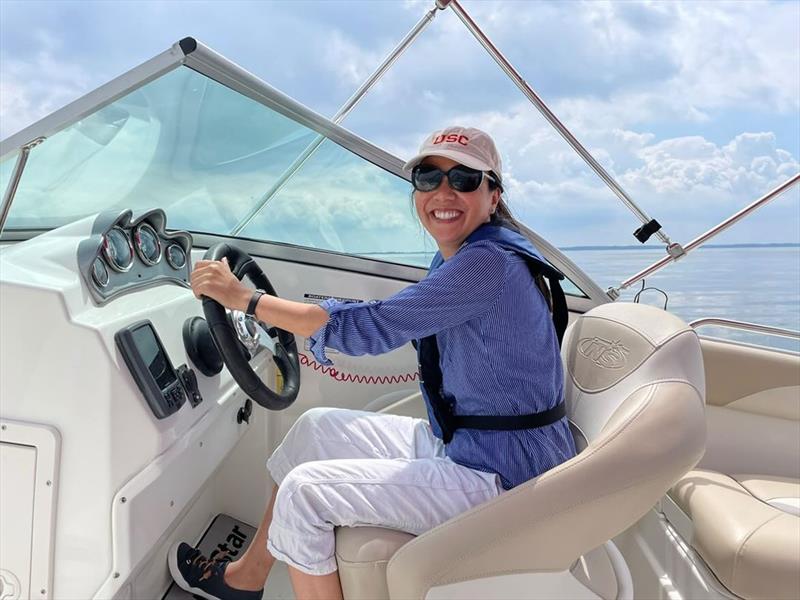 Whether it's a new boater or one with years of experience, on-water training courses at the Annapolis Powerboat Show Oct. 5-8 hosted by the BoatUS Foundation improve confidence behind the wheel - photo © Scott Croft