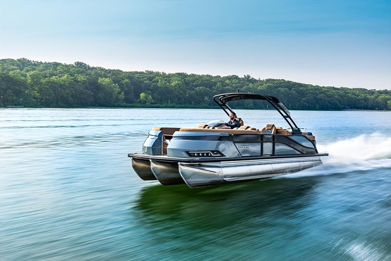 Harris Boats new pontoon platform technology photo copyright Harris Boats taken at  and featuring the Power boat class
