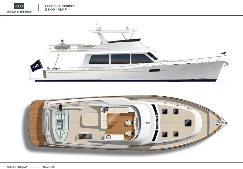 Grand Banks 62 photo copyright Grand Banks Yachts taken at  and featuring the Power boat class