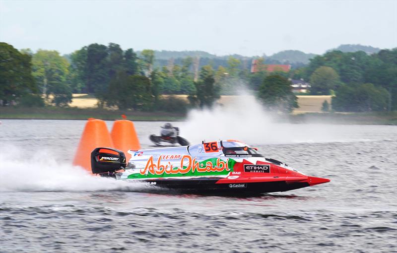 Team Abu Dhabi's Mansoor Al Mansoori - aiming for another podium finish - 2024 UIM F2 World Championship photo copyright Narayan Marar taken at  and featuring the Power boat class