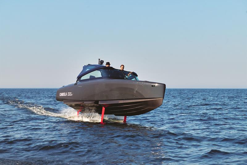 A Candela C-8 Polestar Powered crossing the Baltic sea from Stockholm to Mariehamn, the Western autonomous part of Finland. This marks the first time an eledctric boat crosses from Sweden to Finland photo copyright Candela taken at  and featuring the Power boat class